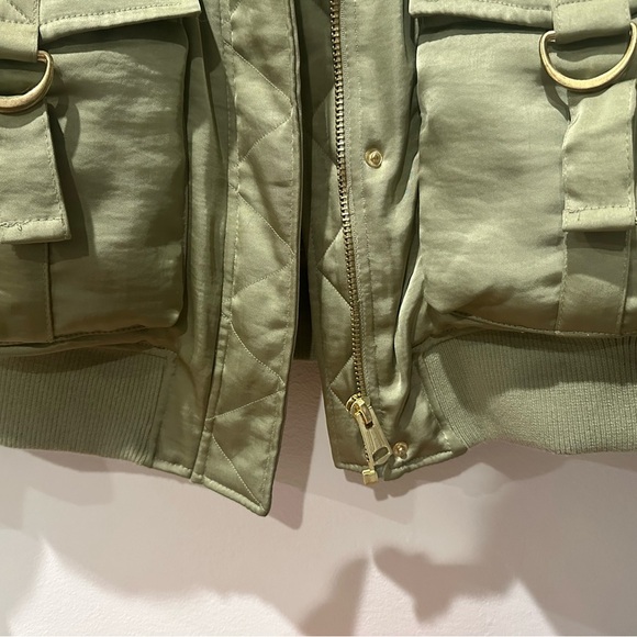 House of Harlow 1960 Women's Bomber Jacket / Gently Used / Minor Signs of Wear - Picture 4 of 12